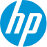 Hewlett-Packard HP logo in color