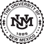 University of New Mexico logo in black and white